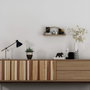 Hanah Home Dekoratif Duvar Rafı 2 - Dorado y Marrón